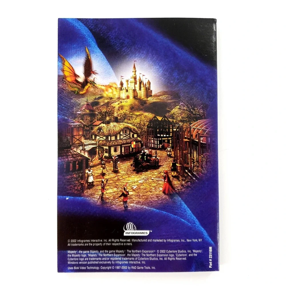 Majesty: Gold Edition Jewel Case (PC, 2002) w/ Manual Brand New Factory Sealed